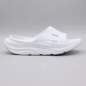 Hoka One One Ora Recovery Slide 3 Size Womens 9 Mens 7 White Athletic Sandals